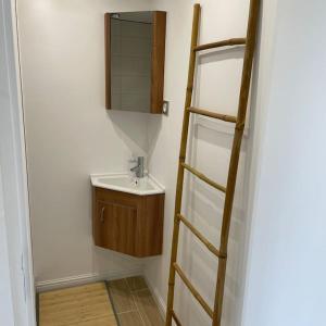 Kuchyň nebo kuchyňský kout v ubytování Grand studio 1 avec lave-linge