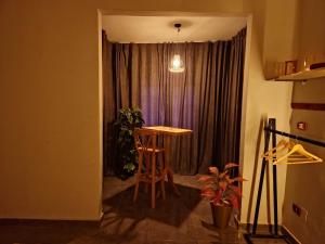 Kuchyň nebo kuchyňský kout v ubytování AL DOKI COMFORT ROOM - Males only