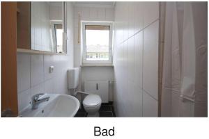 2: Einfache 1-Zimmer Wohnung in Bad Wörishofen tesisinde bir banyo