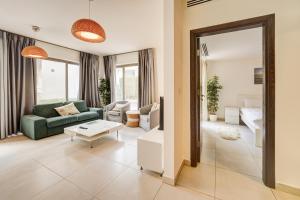 Ένα ή περισσότερα κρεβάτια σε δωμάτιο στο Al Riyahi Cabanas +38 φωτογραφίες