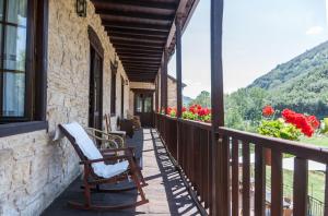 山景或在the country house看到的山景