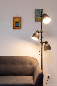 Posezení v ubytování Lille Grand Place Nice and equipped studio!