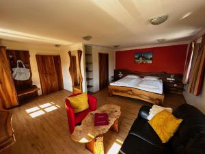 Letto o letti in una camera di Lexenhof