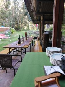 Zahrada ubytování Valle el Abra Ralún Lodge