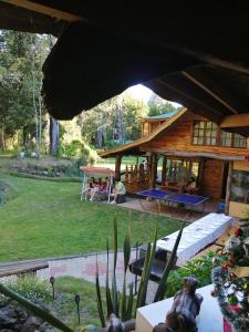Zahrada ubytování Valle el Abra Ralún Lodge