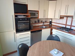 Kuchyň nebo kuchyňský kout v ubytování Apartmán Kolářová