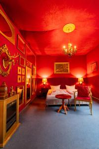Postelja oz. postelje v sobi nastanitve LaLeLu Hostel Dresden