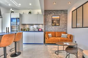 Kuchyň nebo kuchyňský kout v ubytování Appartement TalyJay