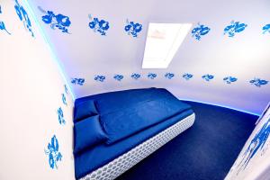 Postel nebo postele na pokoji v ubytování Domeparty - лучшая локация для вечеринок