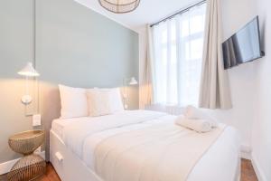Posteľ alebo postele v izbe v ubytovaní Renovated apartment 3bed 2bath