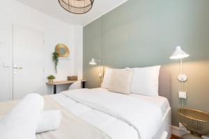 Posteľ alebo postele v izbe v ubytovaní Renovated apartment 3bed 2bath