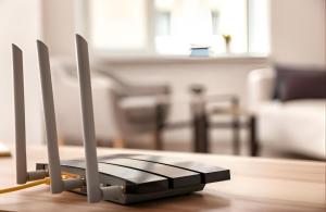 a computer monitor sitting on top of a table at Heart of Abu Dhabi - Pearl Room in Abu Dhabi