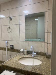 Koupelna v ubytování Apt para 3 pessoas no centro do Recife