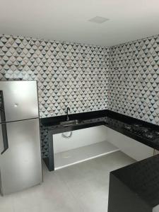 A bathroom at House 91