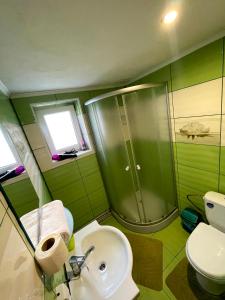 Vonios kambarys apgyvendinimo įstaigoje Шепіт Лісу