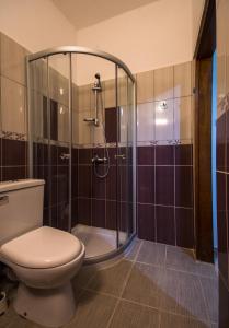 Koupelna v ubytování Hotel Stefani