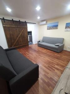 Χώρος καθιστικού στο Ai Telamoni Apartments