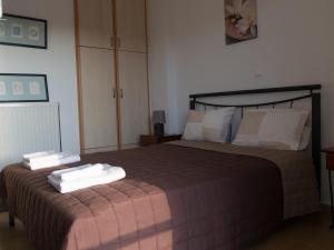 Postel nebo postele na pokoji v ubytování Sophia mountain villas