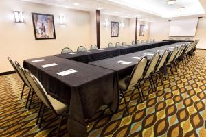 a conference room with a long table and chairs at Drury Inn & Suites Atlanta Morrow in Morrow