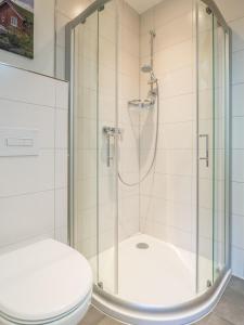 Phòng tắm tại Ferienhaus Vesteralen