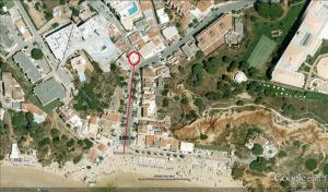 Uma vista aérea de Apartamento Brisa Mar