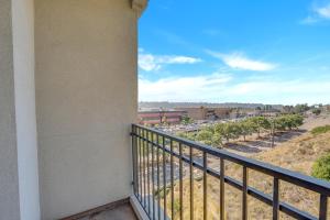 a balcony with a view of a street at San Diego 2 Bedroom Walk to the Mall in San Diego