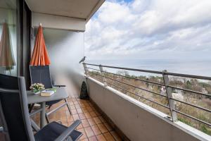 Balkón nebo terasa v ubytování Ferienwohnung Meerblick App 805