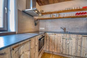 Kuchnia lub aneks kuchenny w obiekcie Haus Kitzsteinhorn 7 - by Alpen Apartments