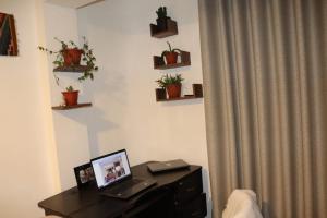 TV a/nebo společenská místnost v ubytování Caminatas y vistas en Huaraz