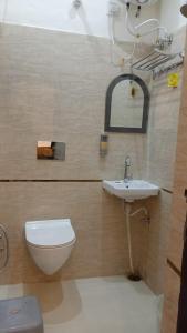 Kylpyhuone majoituspaikassa Kalash Guest House