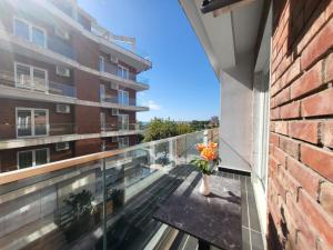 Balkón nebo terasa v ubytování Fishta Apartments Q5 25