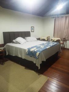 Ein Bett oder Betten in einem Zimmer der Unterkunft Pousada Capão do Índio