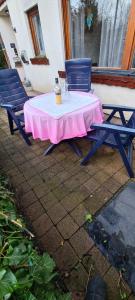 Patio nebo venkovní prostory v ubytování Ferienwohnung Hanne