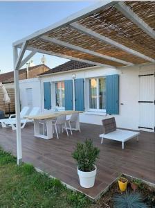 Balkón nebo terasa v ubytování Chez Marie-Jeanne