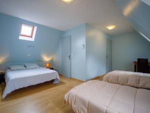 Posteľ alebo postele v izbe v ubytovaní Maison cosy pour 6 pers à Loudenvielle avec Wifi gratuit, proche lac et Balnéa - FR-1-695-28