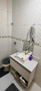 Kúpeľňa v ubytovaní Apartamento bambu Laranjeiras