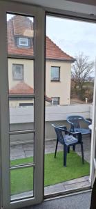 Balkón nebo terasa v ubytování Gartenblick