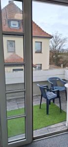 Balkón nebo terasa v ubytování Gartenblick
