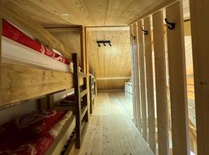 Ein Bett oder Betten in einem Zimmer der Unterkunft Chalet Victorine, vue imprenable avec spa