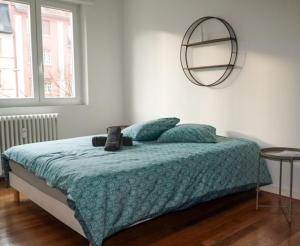 Posteľ alebo postele v izbe v ubytovaní * Hammam * Superbe Appartement * Neudorf
