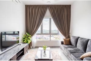 Χώρος καθιστικού στο Residensi Ostia by ZUJ
