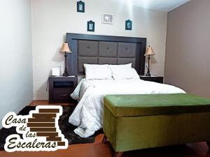 Voodi või voodid majutusasutuse Casa de las Escaleras toas