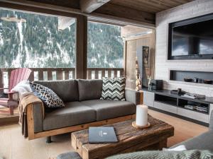 Khu vực ghế ngồi tại Chalet 10 pers. - Spa, Sauna, Proche Centre et Téléphérique - FR-1-198-213