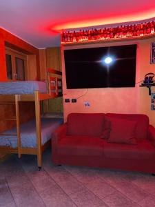 Posteľ alebo postele v izbe v ubytovaní Casa Vacanza Relax&Barbecue Sondrio