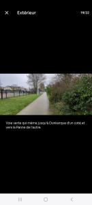 a screenshot of a picture of a dirt road at Maison individuelle plein pied in Bray-Dunes