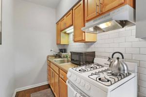 Kuhinja oz. manjša kuhinja v nastanitvi Stylish Studio Apt in Chicago - Dorchester 209