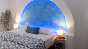 Postel nebo postele na pokoji v ubytování Papafotis Apartments & Suites
