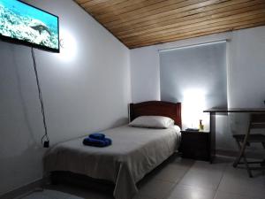Voodi või voodid majutusasutuse Hostal Norma101 toas