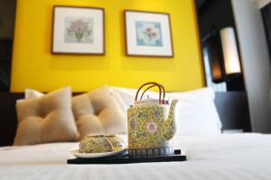 Postel nebo postele na pokoji v ubytování Estadia Hotel + 31 fotografií