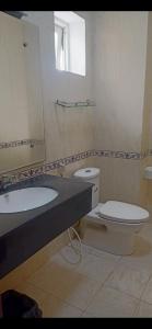Koupelna v ubytování Trung hoa HOTEL